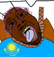 ack brown_skin country countrywar crying flag flag: glasses hanging kazakhnigger kazakhroach kazakhstan nigger open_mouth speech_bubble speech_bubble_empty total_kaz-ack_death turkroach variant:bernd yellow_teeth // 768x819 // 125.3KB