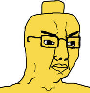 angry chud closed_mouth glasses lego variant:chudjak yellow_skin // 736x758 // 183.1KB