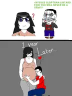 blush eating greentext heart hugging leaking love pregnant red_eyes red_shirt seething smile subvariant:big-boy variant:chudjak variant:soytan vein wholesome // 1536x2048 // 572.6KB