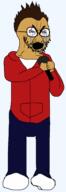 body crying hair holding_object jacket microphone round_glasses shoe soyjak tan_skin variant:cryboy_soyjak your_favorite_martian // 580x1693 // 198.4KB