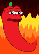 amphibian evil fire flames food frog hell low_quality low_resolution meta:kill_yourself_trannydevs_i_took_time_to_tag_it_but_it_wiped_it_all_because_of_an_error nas:pepe neutral neutral_expression ominous pepe_the_frog pepper plant red_skin scary series:fruiterz! spicy vegetable weird // 1134x1556 // 44.4KB