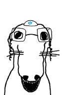 animal clothes dog glasses hair hat judaism kippah open_mouth soyjak star star_of_david variant:dogjak // 684x921 // 14.0KB
