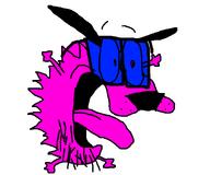 arm cartoon courage_the_cowardly_dog glasses leg open_mouth scared stubble variant:couragejak // 1112x926 // 13.0KB