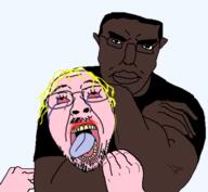 black_lives_matter black_skin cracker straggling subvariant:muscular_chud tranny variant:chudjak // 499x461 // 96.1KB