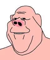 bald ear pig pig_nose pink_skin series:animaljaks smile variant:impish_tony // 500x600 // 23.8KB