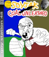 game glasses moon open_mouth stubble subvariant:wholesome_soyjak sun swastika variant:feraljak variant:gapejak variant:soyak variant:unknown // 1526x1760 // 492.2KB