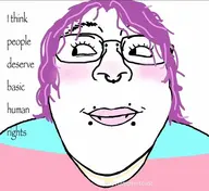 fixed flag:transgender_pride_flag glasses piercing pink_hair series:trannies_trying_to_deackify_troonella shaved subvariant:unknown tiktok tranny trans trans_rights trans_rights_are_human_rights transgender_flag variant:bernd // 544x498 // 37.0KB