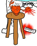 amputation animal blood blood_spray claw cock_and_ball_torture crab doctor ear full_body genital_mutilation gore judaism large_nose leg nsfw penis pincer severed_penis smile soyjak stubble swedecrab tranny variant:impish_soyak_ears // 997x1237 // 304.2KB
