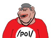 amerimutt brown_skin clothes ear helmet lips mutt nazism open_mouth pol_(4chan) soyjak stubble subvariant:impish_amerimutt variant:impish_soyak_ears // 1068x740 // 20.4KB