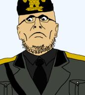 aryan benito_mussolini black_shirt chad eagle eyebrows eyes fasces fascism fez glasses head italy jawline mewing stubble transparent_background unbothered uniform variant:benitojak white_skin // 524x585 // 28.9KB