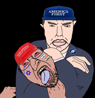 america_first clothes donald_trump fell_for_it_again_award flag:india flag:israel hat india israel judaism kike maga make_america_great_again mexiaryan mexico miga nick_fuentes pajeet republican star_of_david subvariant:pol_face suit trust_the_plan variant:bernd variant:chudjak voiceover // 1280x1312, 31.2s // 2.3MB