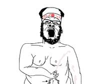 arm beard cum fat glasses hachimaki hair hand headband holding_object japan masturbation meta:pornographic_content mustache nipple nsfw penis soyjak stubble testicles variant:a24_slowburn_soyjak weeaboo // 1188x1033 // 128.4KB