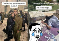 TKJ closed_eyes emoticon gaza glasses hair half_open_mouth hebrew_text israel judaism kike laughing palestine soyjak tear tkd variant:chudjak // 1800x1258 // 438.1KB