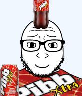 bottle brand can glasses meta:not_oc nose pibb_xtra smile stubble subvariant:lawrence variant:markiplier_soyjak // 900x1045 // 496.9KB