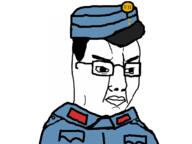 angry austria-hungary big_lips closed_mouth clothes coat glasses hat looking_to_the_left pins text thick_eyebrows uniform variant:chudjak visor white_background world_war_1 // 1143x857 // 101.5KB