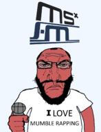 MSX_FM grand_theft_auto_iii holding_object low_effort microphone pink_skin punisher_face radio_station radio_stations subvariant:science_lover variant:markiplier_soyjak white_shirt // 1017x1326 // 410.9KB