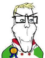 aryan award blue_eyes burundi chad clothes euromutt flag:burundi glasses hetero most_aryan_person_award soyjak stubble subvariant:euroaryan subvariant:euromutt unbothered variant:markiplier_soyjak white_skin yellow_hair // 490x637 // 31.9KB