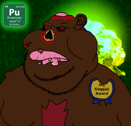 award big_lips bloodshot_eyes brown_skin gore meta:gore mushroom_cloud no_nose nuclear_explosion one_ear plutonium series:elemental_mutts variant:meximutt // 888x849 // 322.8KB