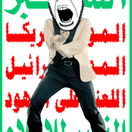 angry animated arabic_text country dance flag gangnam_style glasses houthi islam israel judaism open_mouth soyjak stubble text united_states variant:cobson yemen // 300x460 // 511.2KB
