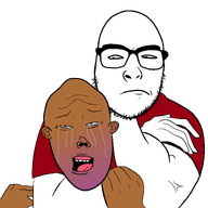 aryan blue_eyes buff choking crying eyes_like_the_o-o-cean headlock jeet nas:vlodson retard variant:uncjak // 1500x1500 // 90.7KB