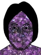 amethyst eyebrows forehead_lines gem_skin glasses hair mouth_closed nose soyjak stubble variant:lennonjak // 600x800 // 348.6KB