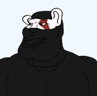 Warrior-Z(user) balaclava beardless black_clothing ear kratos mask mutt_lips namefags red_eyes shaved subvariant:mexiaryan subvariant:revmutt variant:meximutt white_skin // 886x872 // 15.7KB