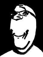 distorted glasses ominous smile soyjak stubble subvariant:wholesome_soyjak variant:gapejak // 600x800 // 92.3KB