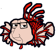 animal fish fishjak invasive lion_fish lionfish series:animaljaks smug smug_soyjak transparent transparent_background variant:smugjak wildlife // 277x280 // 15.1KB