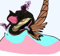 bloodshot_eyes brown_troonjak crying open_mouth rope soyjak suicide tongue transparent_background trend:slopjak variant:bernd // 768x719 // 229.8KB