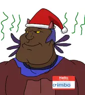animal black_skin cat cat_ear christmas clothes crimbo hat hello_my_name_is_(sticker) jimbo_(namefag) jimbo_(user) meta:namefags name_tag namefags niko_(oneshot) oneshot santa_hat smile stink_lines subvariant:mexiaryan variant:meximutt yellow_eyes // 886x987 // 254.8KB