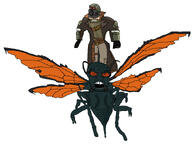 cazador fallout fallout_new_vegas gigafly hornet insects lonesome_road mexiaryan mutant riot_gear stinger variant:feraljak variant:meximutt video_game wasp // 1428x1080 // 542.0KB