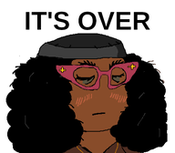 beanie closed_eyes clothes female glasses hair hat its_over nigger sad soyjak subvariant:soyniqua text variant:soytan white_background // 436x382 // 17.2KB