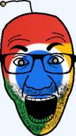antenna blue browser glasses google_chrome green open_mouth red soyjak stubble variant:el_perro_rabioso web_browser yellow // 188x333 // 25.0KB