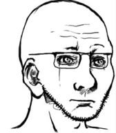 aliased closed_mouth crying drawing drawn ear glasses stubble tear variant:soyak // 239x273 // 22.4KB