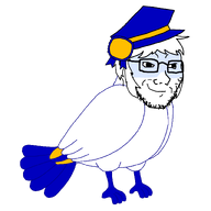 1soyjaks award awardsan bird birdsan clothes glasses hat no_background pigeon stubble uniform variant:soyak white_skin // 1600x1600 // 181.2KB