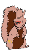 1soyjaks amerimutt animal mcdonalds mouth_open mutt_lips no_glasses open_mouth remastered series:remastered_soyjaks squirrel subvariant:impish_amerimutt tan_skin teeth transparent_background trend:squirreljakking variant:impish_soyak_ears // 1094x2028 // 58.0KB