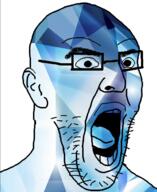 ear gem glasses open_mouth soyjak stubble variant:imhotep // 537x655 // 278.5KB