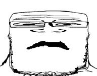 beard glasses stubble subvariant:mark subvariant:neutralplier template variant:markiplier_soyjak // 1401x1105 // 9.8KB