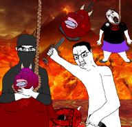 ack anti_satanist balaclava choke_hold full_body hanged satanism sword variant:bernd variant:chudjak variant:meximutt // 1776x1698 // 782.5KB