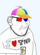 arm bible book christianity closed_mouth clothes glasses hand hat holding_book holding_object i_love propeller_hat smile soyjak soykidstv stubble text total_nigger_death variant:smugjak // 1024x1418 // 421.4KB