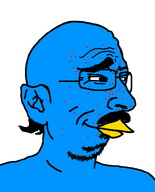 acne bald beak beard bird blue_skin broccoli_hair closed_mouth eyebrows glasses series:x_inmigrants smile smug stubble twitter twitter_immigrant undertale variant:pajeetjak x x_(social_network) xitter xitter_immigrant zoomer zoomer_hair // 634x783 // 40.8KB