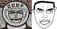 CCCP communism mosaic photo subvariant:pol_face variant:chudjak // 2731x1411 // 1.2MB