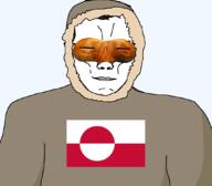 cold eskimo flag:greenland greenland inuit parka snow_goggles // 1059x929 // 112.8KB