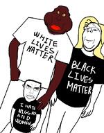 black_lives_matter hair misogyny racism red_lips shitskin variant:chudjak variant:gapejak variant:meximutt white_lives_matter white_supremacist // 514x660 // 92.8KB