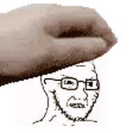 angry animated fast glasses hand petpet soyjak stubble tiny variant:soyak // 112x112 // 27.5KB