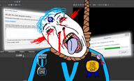 ack aids award badge bleed blood blood_from_eyes bloodshot_eyes blue blue_hair blue_screen_of_death boylover_symbol bsod crash crying crying_blood error flag:lgbt_pride_flag girllover_symbol hang hanged hanging magix map_(pedophile) microsoft noose nose nosebleed open_mouth pedophile pins queen_of_spades ribbon rope screenshot sony suicide variant:bernd vegas_pro windows windows_10 windows_8 // 1530x923 // 355.5KB