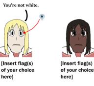a10_eyes anime azumanga_daioh brown_skin countrywar female flag girl osaka_todofuken speech subvariant:female_markiplier subvariant:neutralplier template variant:markiplier_soyjak white_skin you're_not_white // 1764x1620 // 211.0KB