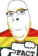 aryan blond blue_eyes bolivia fact flag:bolivia glasses hand looking_at_you pointing series:countryARYAN_gem! serious sign stubble transparent variant:cobson white_background white_skin // 775x1127 // 124.5KB