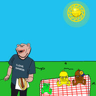 award bbq grass hotdog impish limeade limeade_(user) meta:namefags mustard mustard_(user) sky sonnenrad subvariant:condiment subvariant:impish_amerimutt subvariant:wholesome_soyjak sun table tablecloth variant:feraljak variant:gapejak variant:impish_soyak_ears // 3508x3508 // 780.7KB