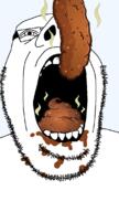 123rf_watermark alternate coprophagia glasses open_mouth poop poopjak scat soyjak stock_image stock_image_watermark stubble subvariant:cobson_up text variant:cobson watermark // 640x1136 // 223.9KB